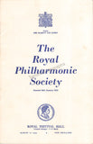 Hindemith, Paul - Signed Program London 1955