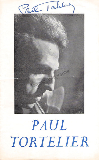 Tortelier, Paul - Signed Program London 1964
