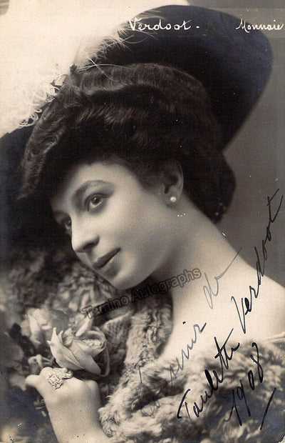 Verdoot, Paulette - Signed Photo 1908