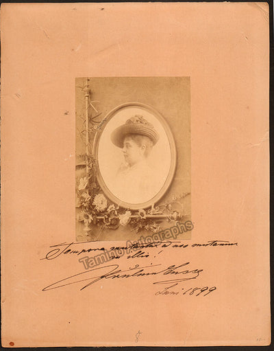 Lucca, Pauline - Signed Photograph 1899