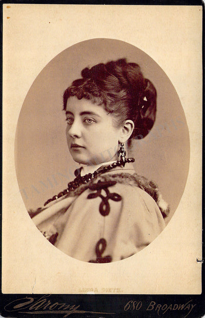 Cabinet Photograph as herself
