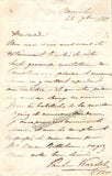 Viardot, Pauline - Autograph Letter Signed 1852 + Portrait