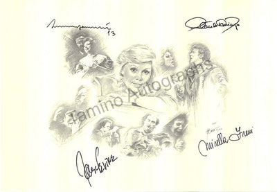 Pavarotti, Luciano - Domingo, Placido - Freni, Mirella - Levine, James - Poster Signed by all 4