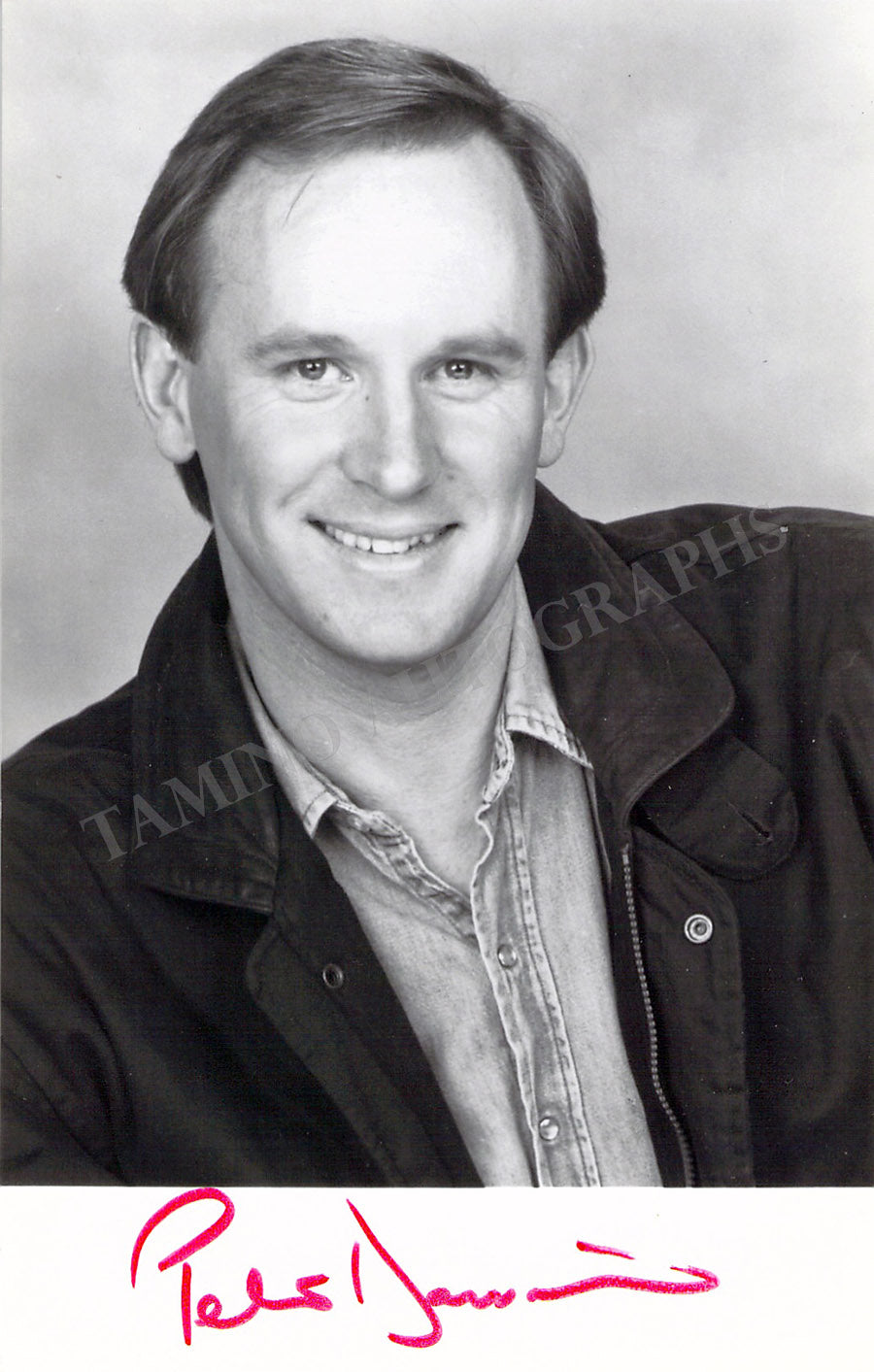 Vector Davison Peter Davison AUtograph Photograph – Tamino