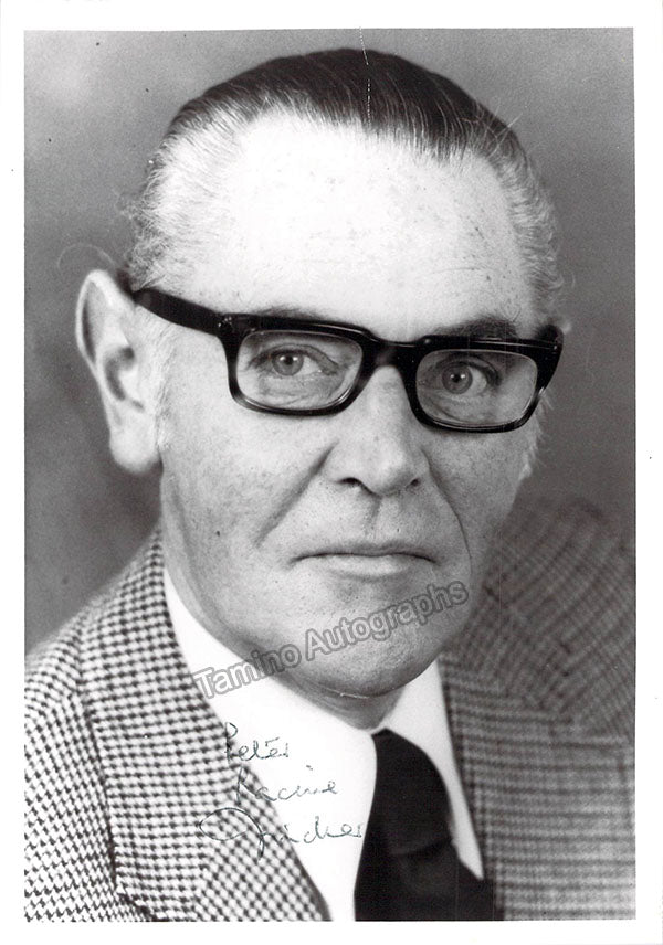 Peter Racine Fricker Autograph Signed Photograph – Tamino