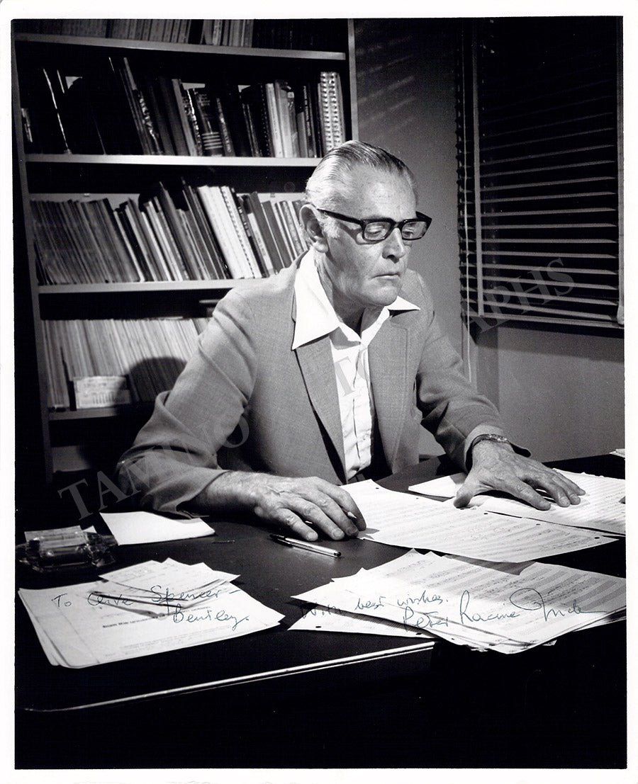 Peter Racine Fricker Autograph Signed Photograph – Tamino Autographs