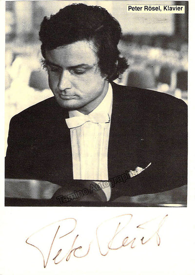 Rosel, Peter - Signed Card with Photo