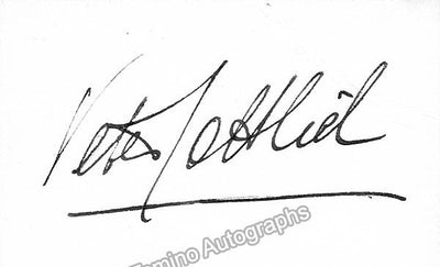 Gottlieb, Peter - Signed Card