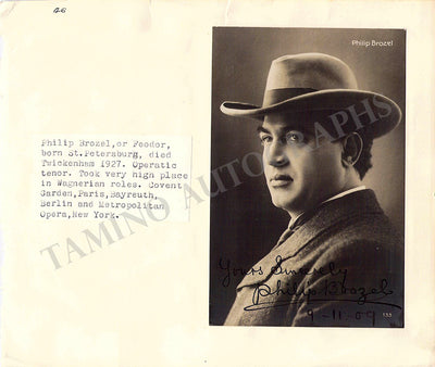 BROZEL, Philip - HEDMONDT, E.C.