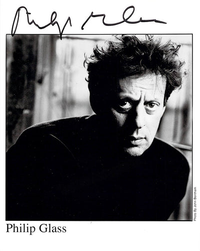 Glass, Philip - Signed Photograph