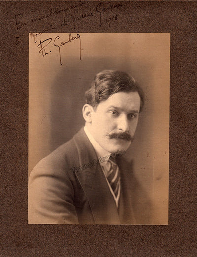Gaubert, Philippe - Signed Photograph 1916
