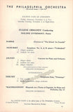 Entremont, Philippe - Signed Program 1956