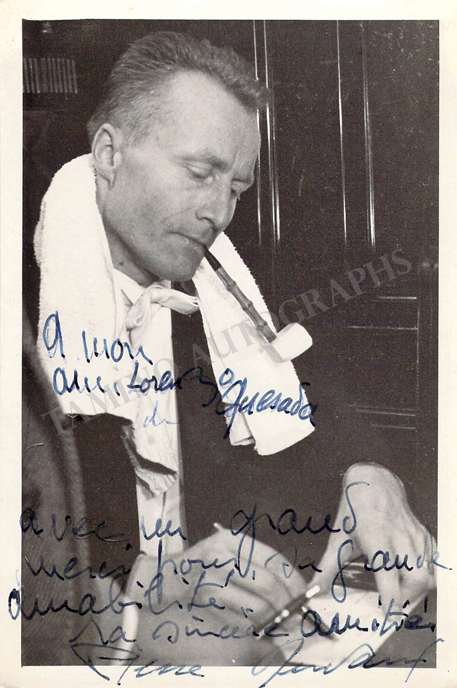 Dervaux, Pierre Signed Photograph Tamino