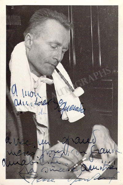 Dervaux, Pierre - Signed Photograph