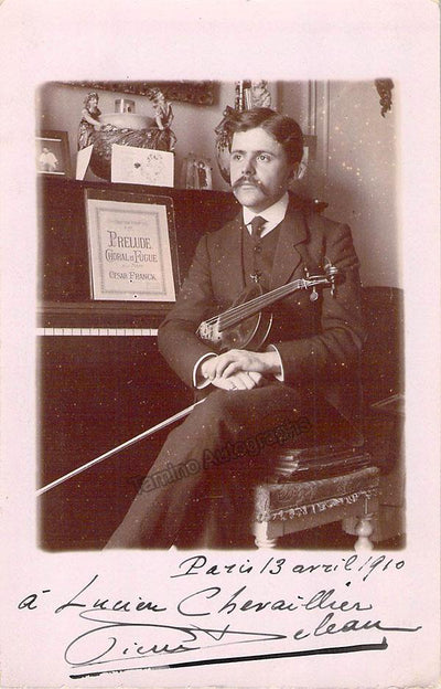 Deleau, Pierre - Signed Photo