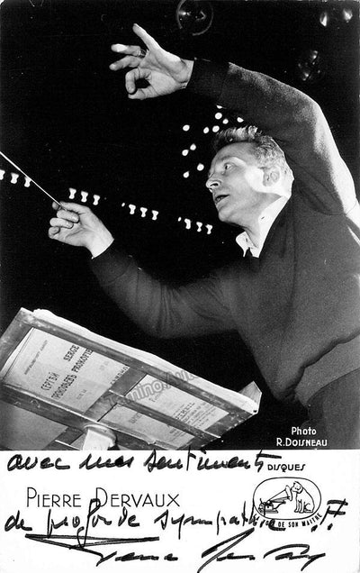 Dervaux, Pierre - Signed Photo Conducting