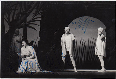 Lorengar, Pilar - Popp, Lucia - Double Signed Photograph in Zauberflote