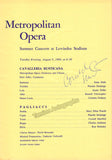 Domingo, Placido - MacNeil, Cornell - Signed Program 1966