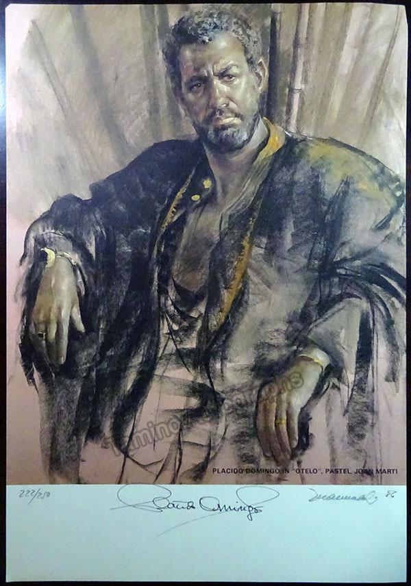 Domingo, Placido - Signed Poster 1986