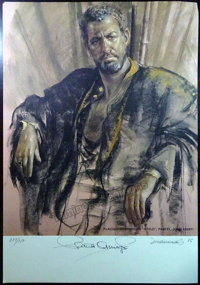 Domingo, Placido - Signed Poster 1986