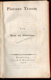 Schuckmann, Moritz von - Book "Platons Traum" (Plato´s Dream) 1806