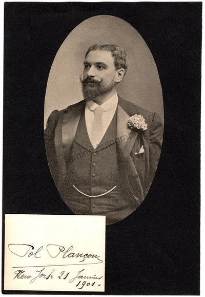 Plancon, Pol - Signature Cut 1901