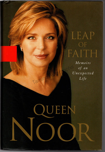 Queen Noor of Jordan - Signed Book "Leap of Faith"
