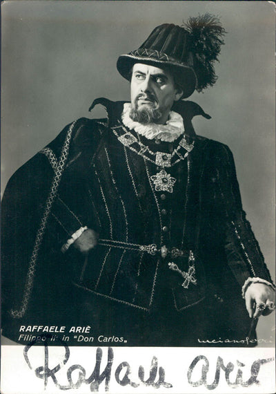 King Phillip in Don Carlo