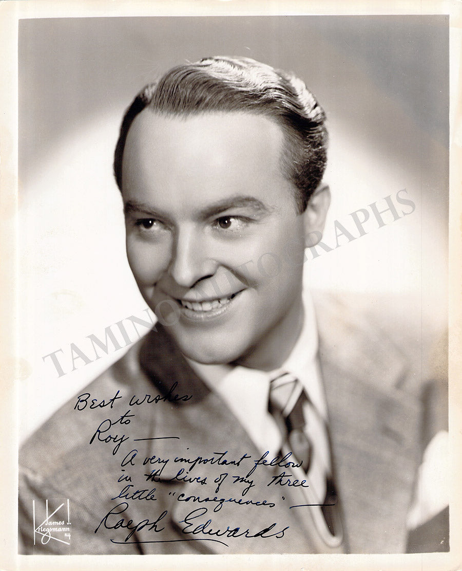 Edwards, Ralph - Signed Photograph