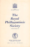 Vaughan Williams, Ralph - Symphony 9 World Premiere Program Signed
