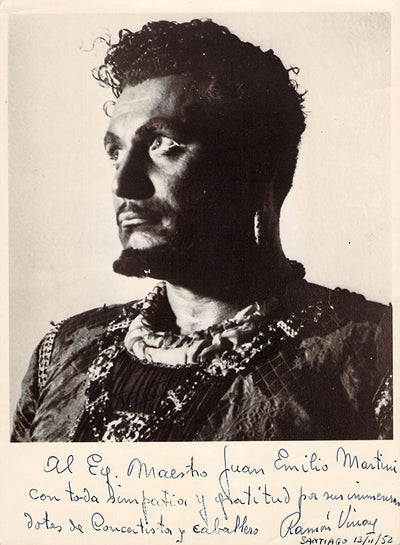 Vinay, Ramon - Signed Photograph as Otello