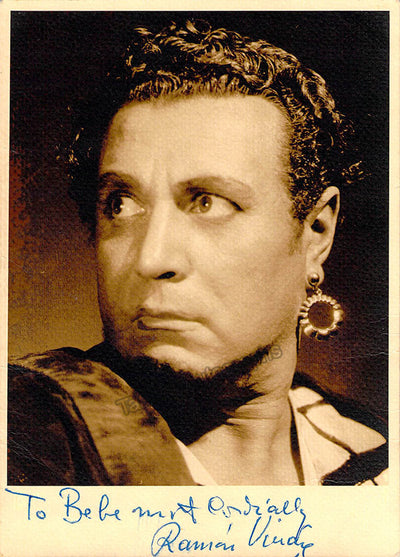 Vinay, Ramon - Signed Photograph in Otello