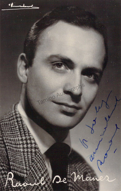 De Manez, Raoul - Signed Photograph