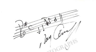 Conniff, Ray - Autograph Music Quote