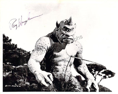Harryhausen, Ray - Signed Photo in "The 7th Voyage of Sinbad"