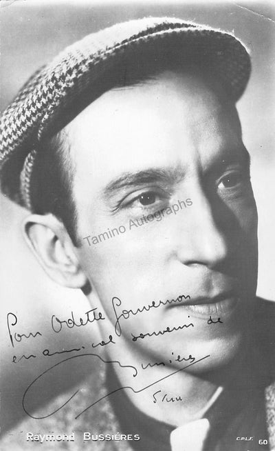 Bussieres, Raymond - Signed Photograph