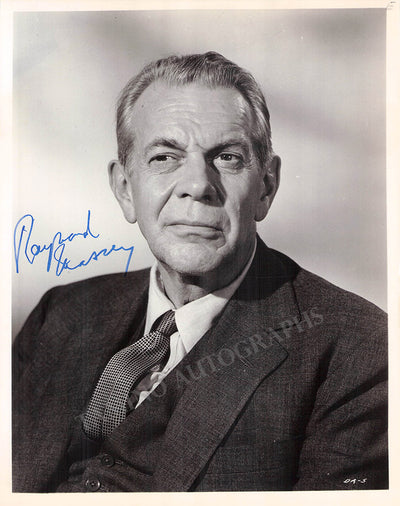 Massey, Raymond - Signed Photograph