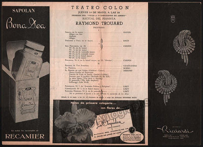 Trouard, Raymond - Program Teatro Colon 1952