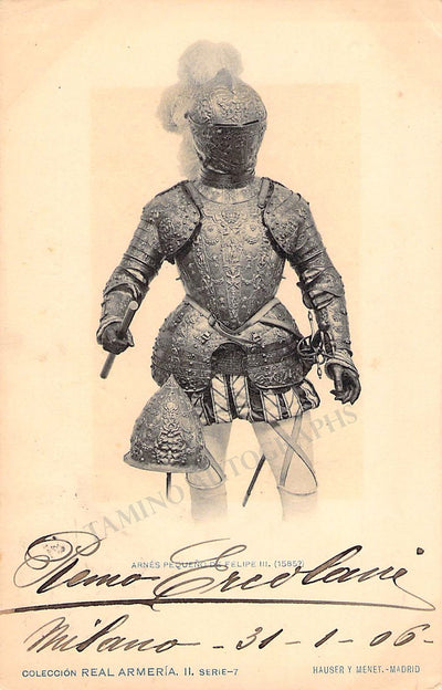 Ercolani, Remo - Signed Illustrated Postcard
