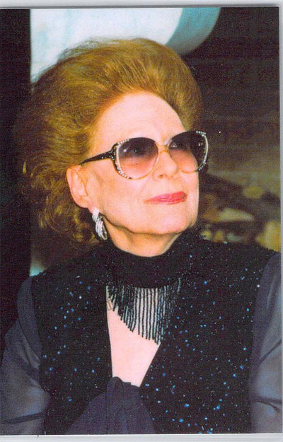 Tebaldi, Renata - Funeral Epitaph with Unsigned Photo