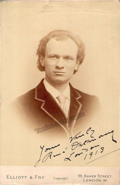 Ortmans, Rene - Signed Photograph 1913