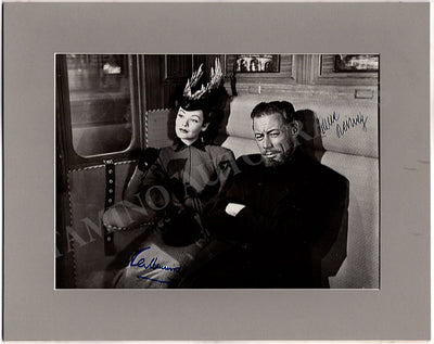 Tierney, Gene - Rex, Harrison - Signed Photograph in "The Ghost"