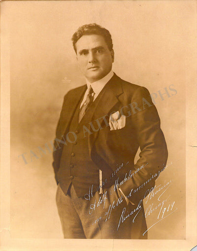 Stracciari, Riccardo - Signed Photograph 1919