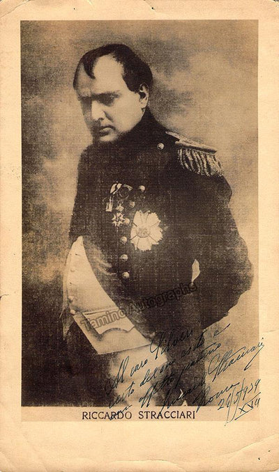 Stracciari, Riccardo - Signed Photograph 1929