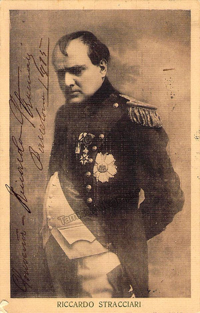 Stracciari, Riccardo - Signed Photo Postcard in Role 1915