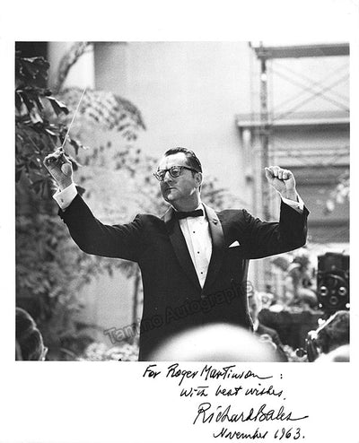 Bales, Richard - Signed Photograph 1963