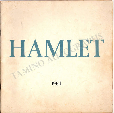 Burton, Richard - Signed Program Hamlet 1964