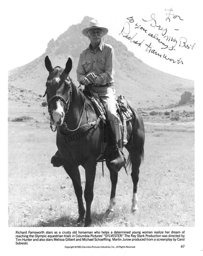 Fansworth, Richard - Signed Photograph in "Sylvester"