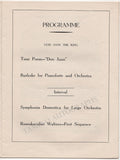 Strauss, Richard - Signed Program London 1947