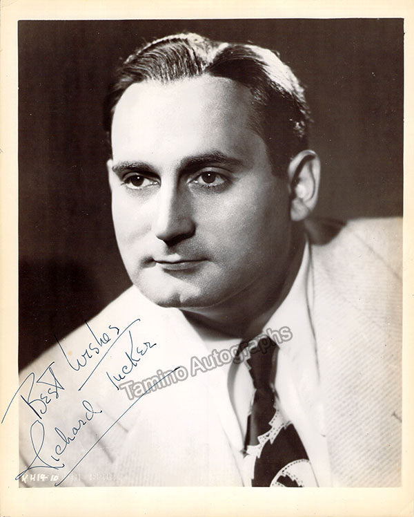 Richard Tucker Autographs Tamino